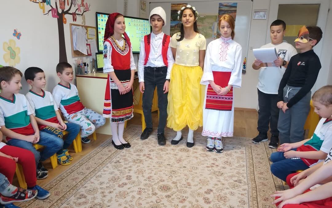 Драматизация на легендата за Пижо и Пенда, весели стихове и песни за празника Баба Марта